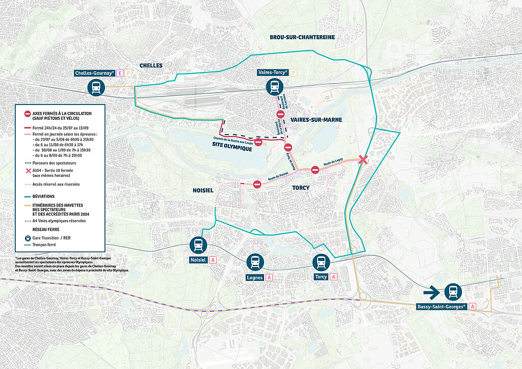 Carte des restrictions de circulation